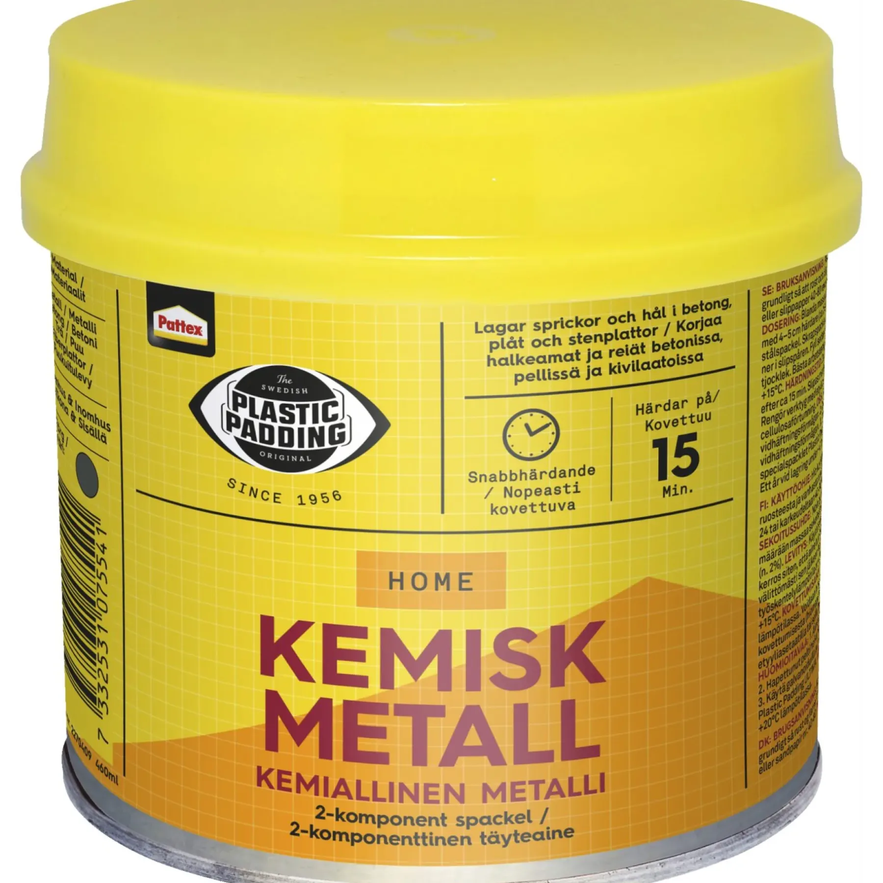 KEMISK METAL 0,46 ML GRÅ>Plastic padding Hot