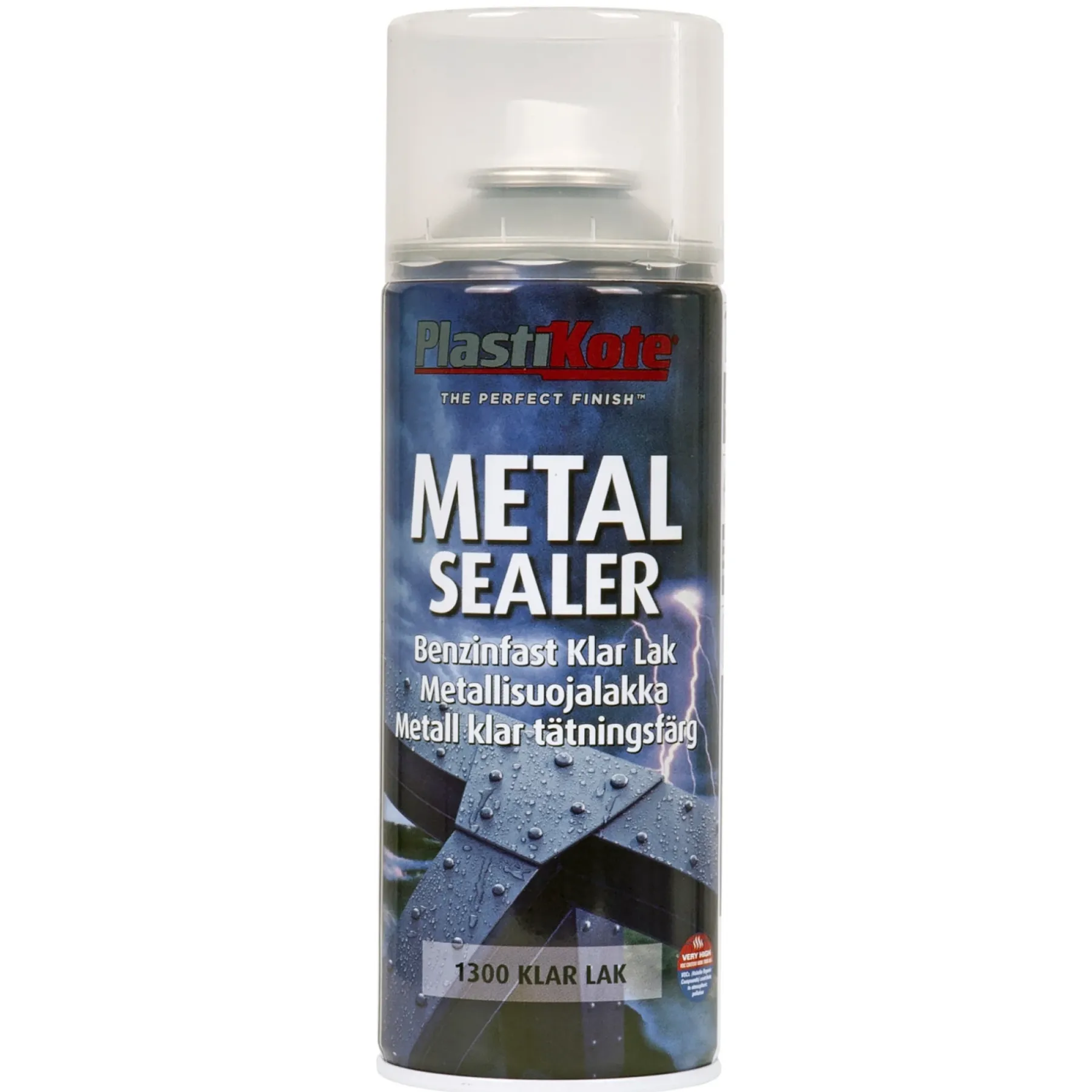KLARLAK BENZINFAST SPRAYMALING 400 ML KLAR>Plasti kote Clearance