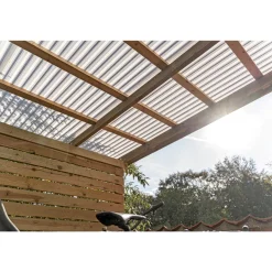 JÄRBOPRO TRAPEZPLADE 600 CM 104 CM OPAL HVID>Plastmo New