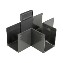 Kloak & Brøndgods ^ Plastmo SLIMLINE T SAMLESTYKKE 12X10X18 CM.