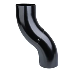 Tagrender ^ Plastmo SORT 90 MM NEDFØRSEL