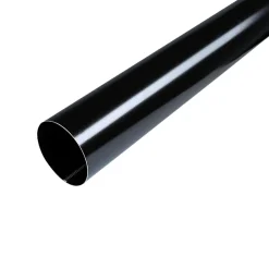 Tagrender ^ Plastmo SORT 90 MM NEDLØBSRØR