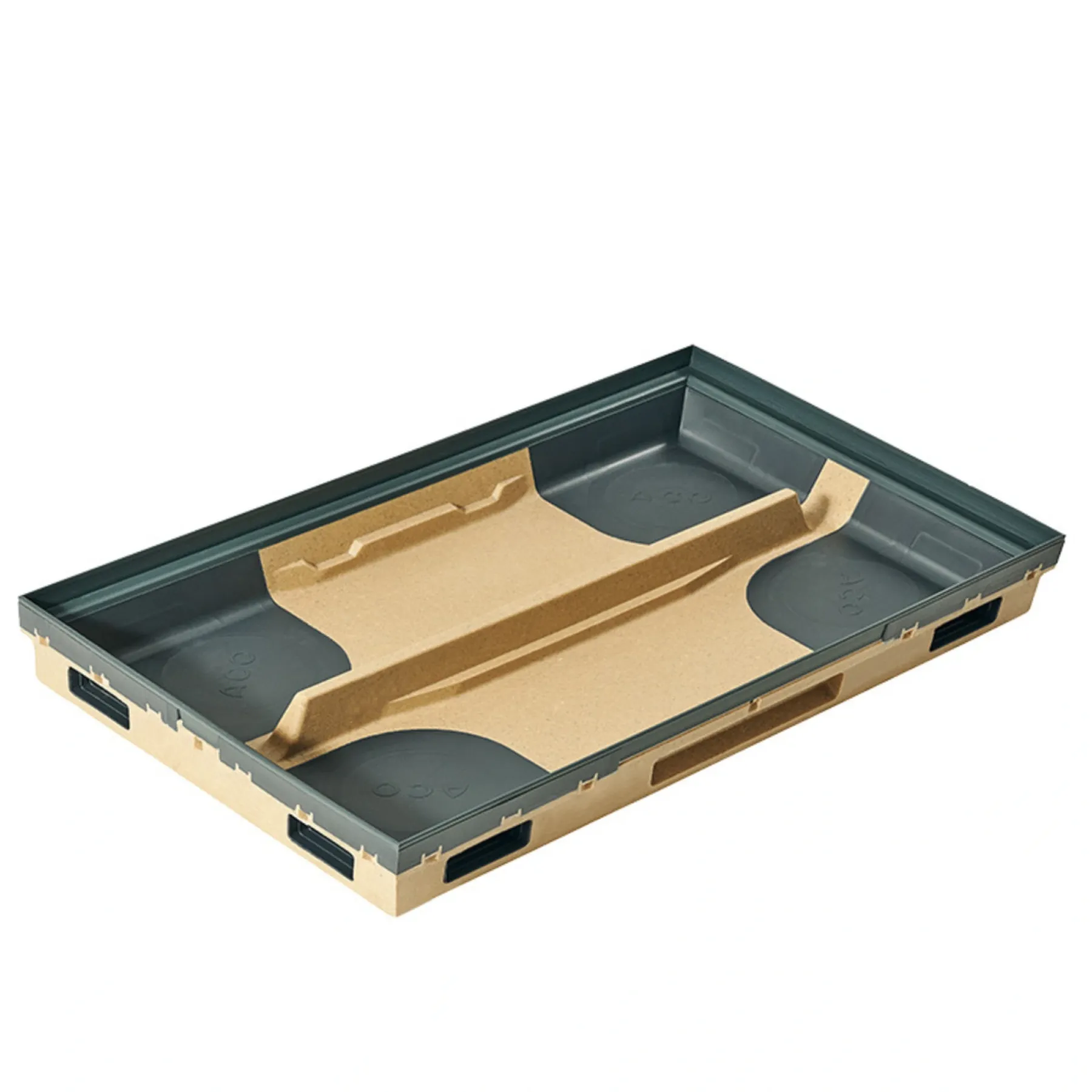 VARIO 75X50X8CM BUNDRAMME 75X50 CM SAND/GRÅ>Plastmo Best