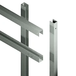 Komposithegn ^ Plus ARTURA STÅLRAMME GALVANISERET LOOK 90 X 135 CM