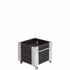 Højbede & Plantekasser ^ Plus CUBIC BLOMSTERKASSE SORT 45 X 46 X 50 CM