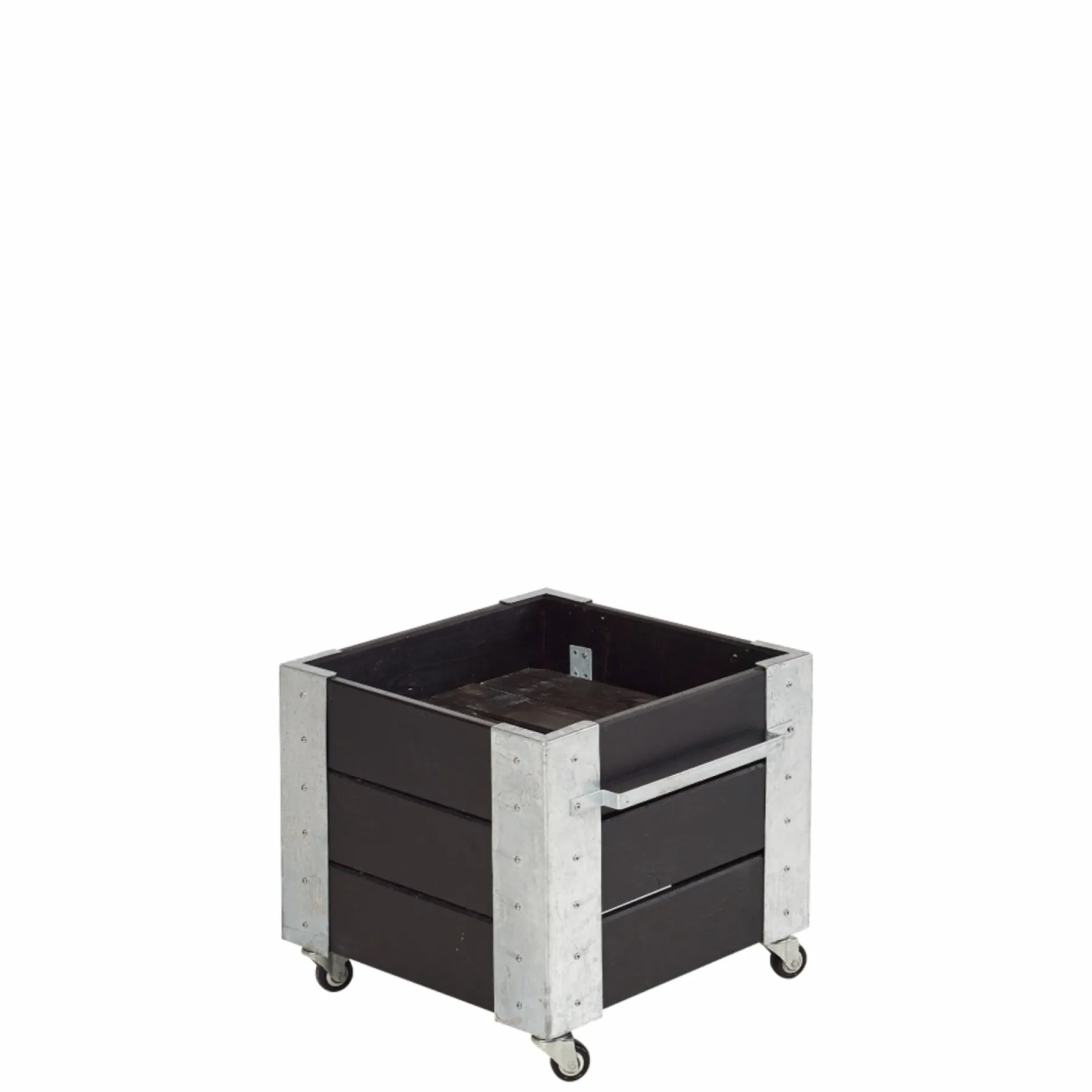 Højbede & Plantekasser ^ Plus CUBIC BLOMSTERKASSE SORT 45 X 46 X 50 CM