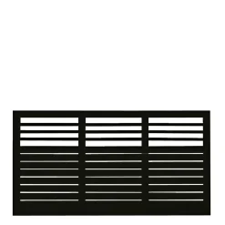 Træhegn ^ Plus DECORA HEGN FUNGICIDBEHANDLET & GRUNDMALET 2 GANGE SORT 180 X 95 CM
