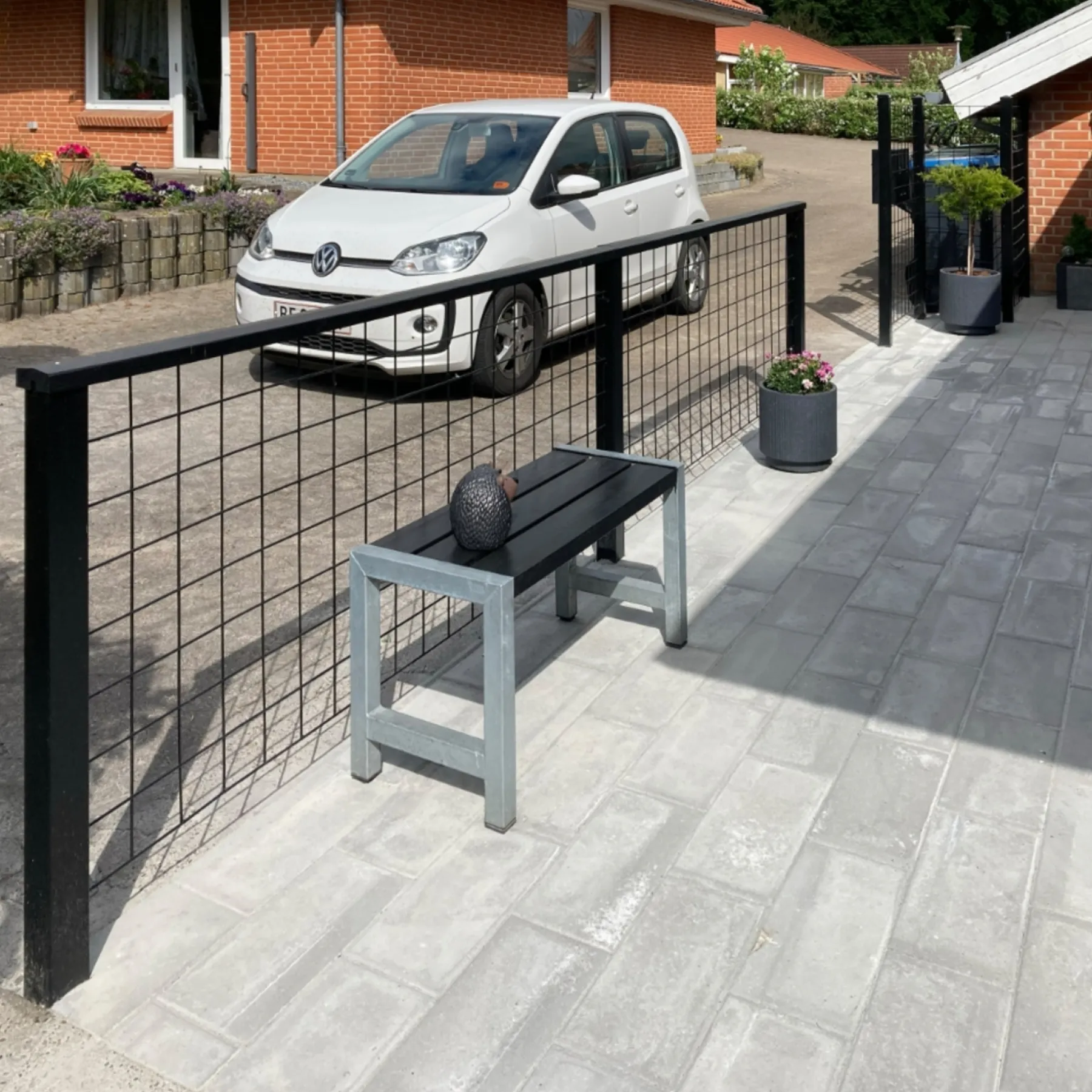 Tilbehør Hegn ^ Plus ESPALIER STÅL SORT 90 X 180 CM