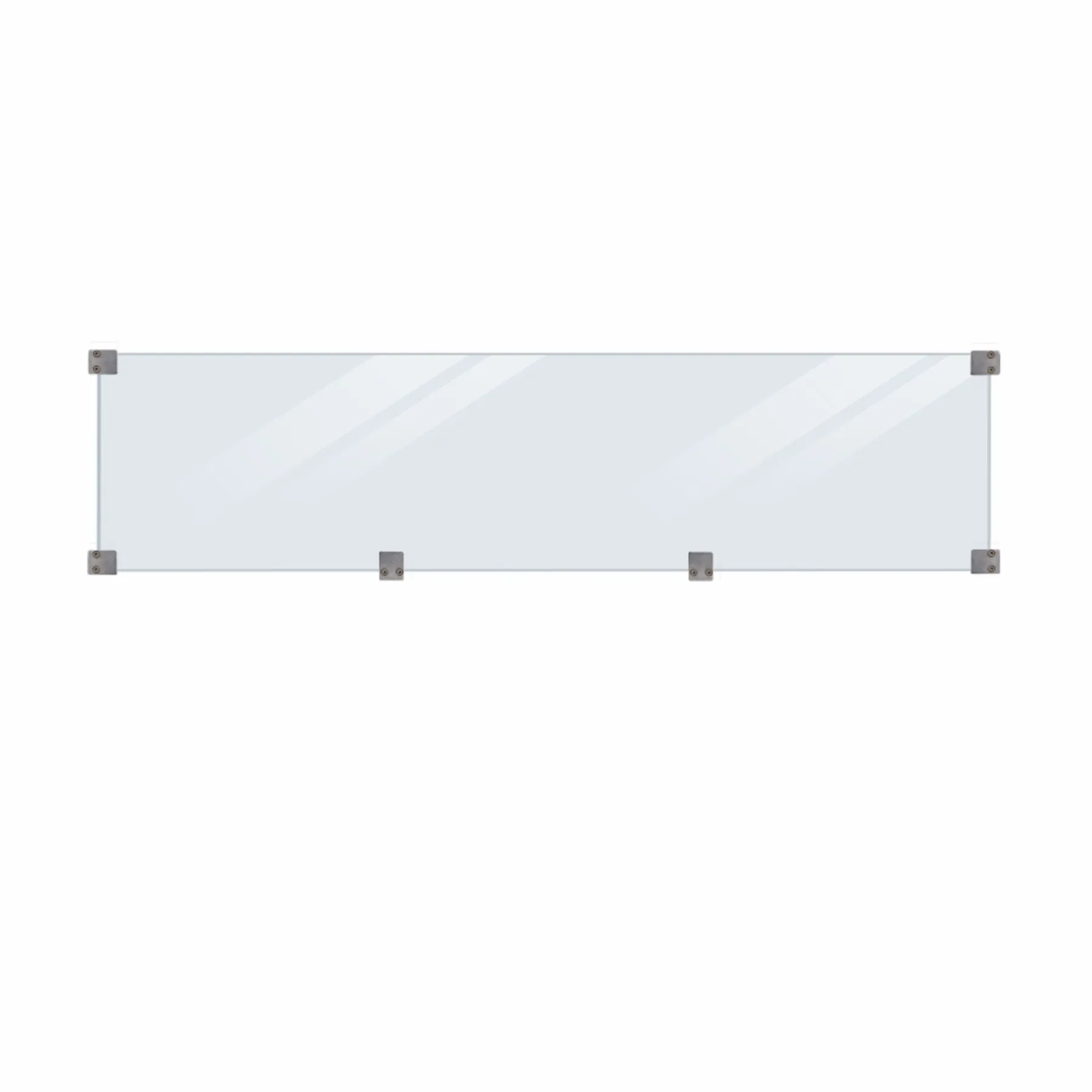Træhegn ^ Plus GLAS T/KLINK-/PLANKEHEGN TRYKIMP. GRUNDMALET KLAR 174 X 44.60 CM