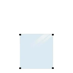 Glashegn ^ Plus GLASHEGN HÆRDET KLART 90 X 91 X 90 X 0.80 CM