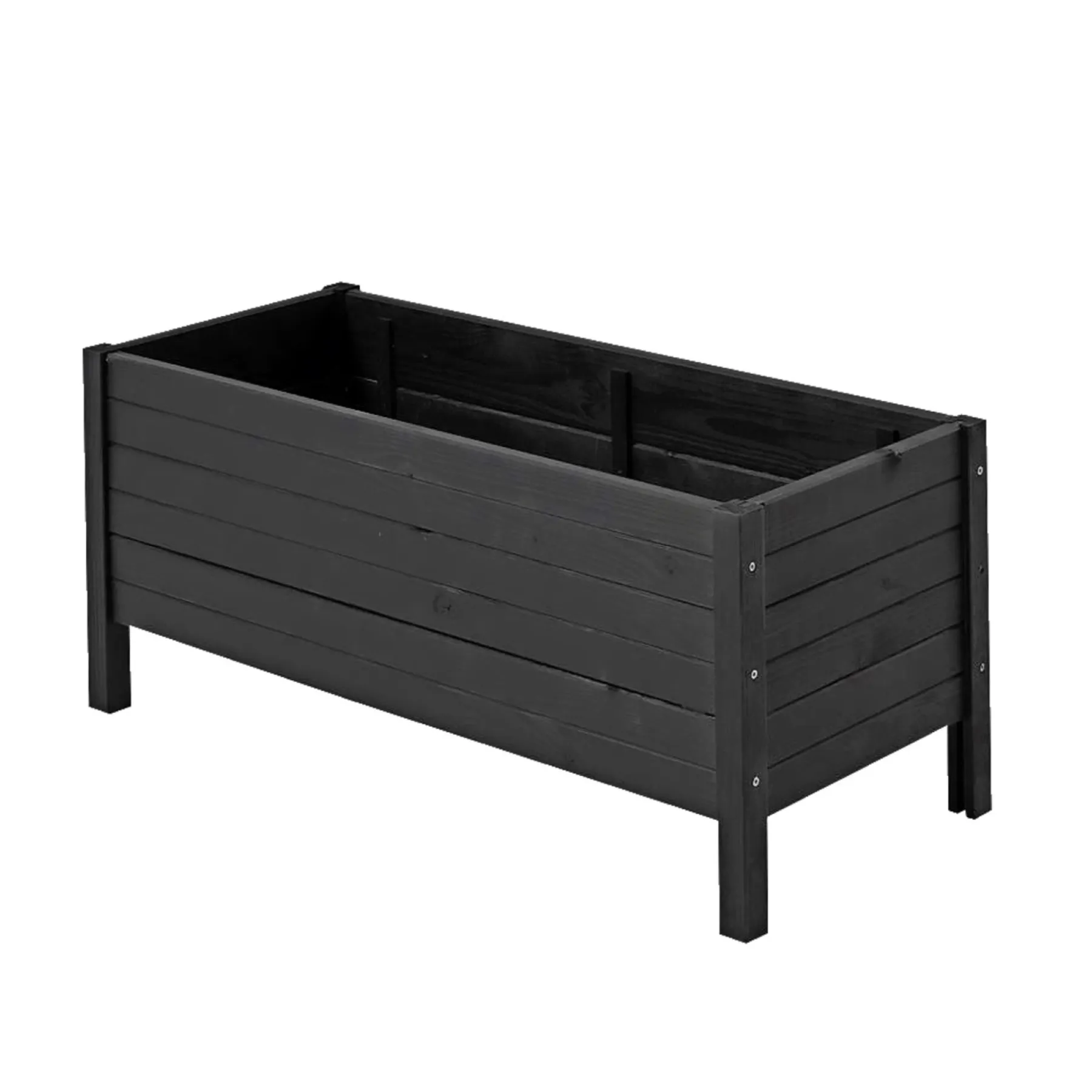 Højbede & Plantekasser ^ Plus HØJBED SORT 39 X 37 X 88 CM
