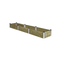 Højbede & Plantekasser ^ Plus PIPE 19 HØJBED NATUR 36 X 80 X 400 CM