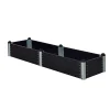 Højbede & Plantekasser ^ Plus PIPE 10A HØJBED SORT 36 X 80 X 280 CM