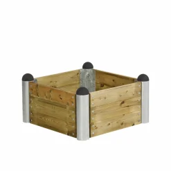 Højbede & Plantekasser ^ Plus PIPE BLOMSTERKASSE NATUR 36 X 80 X 80 CM