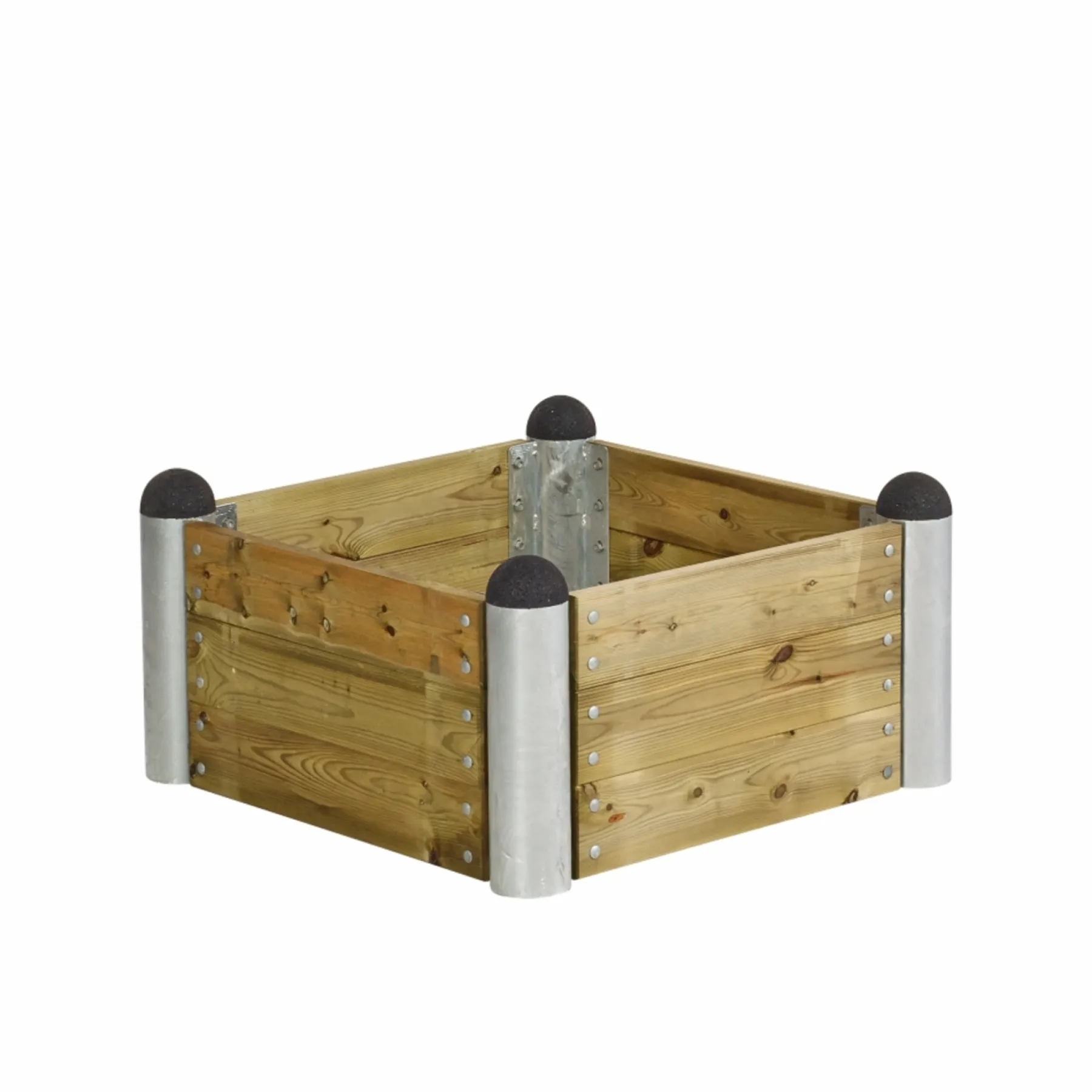 Højbede & Plantekasser ^ Plus PIPE BLOMSTERKASSE NATUR 36 X 80 X 80 CM