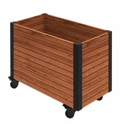 Højbede & Plantekasser ^ Plus PLANTEKASSE GYLDENBRUN/SORT 65.50 X 47 X 87 CM