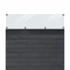 Træhegn ^ Plus PROFILHEGN TRYKIMPRÆGNERET OG GRUNDMALET SORT 174 X 163 CM