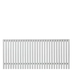 Træhegn ^ Plus SENDAI HEGN FUNGICIDBEHANDLET & GRUNDMALET 2 GANGE HVID 180 X 80 CM
