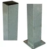 Stolper & Pæle ^ Plus STÅLSTOLPE VARMGALVANISERET STÅL 8 X 8 X 132 CM