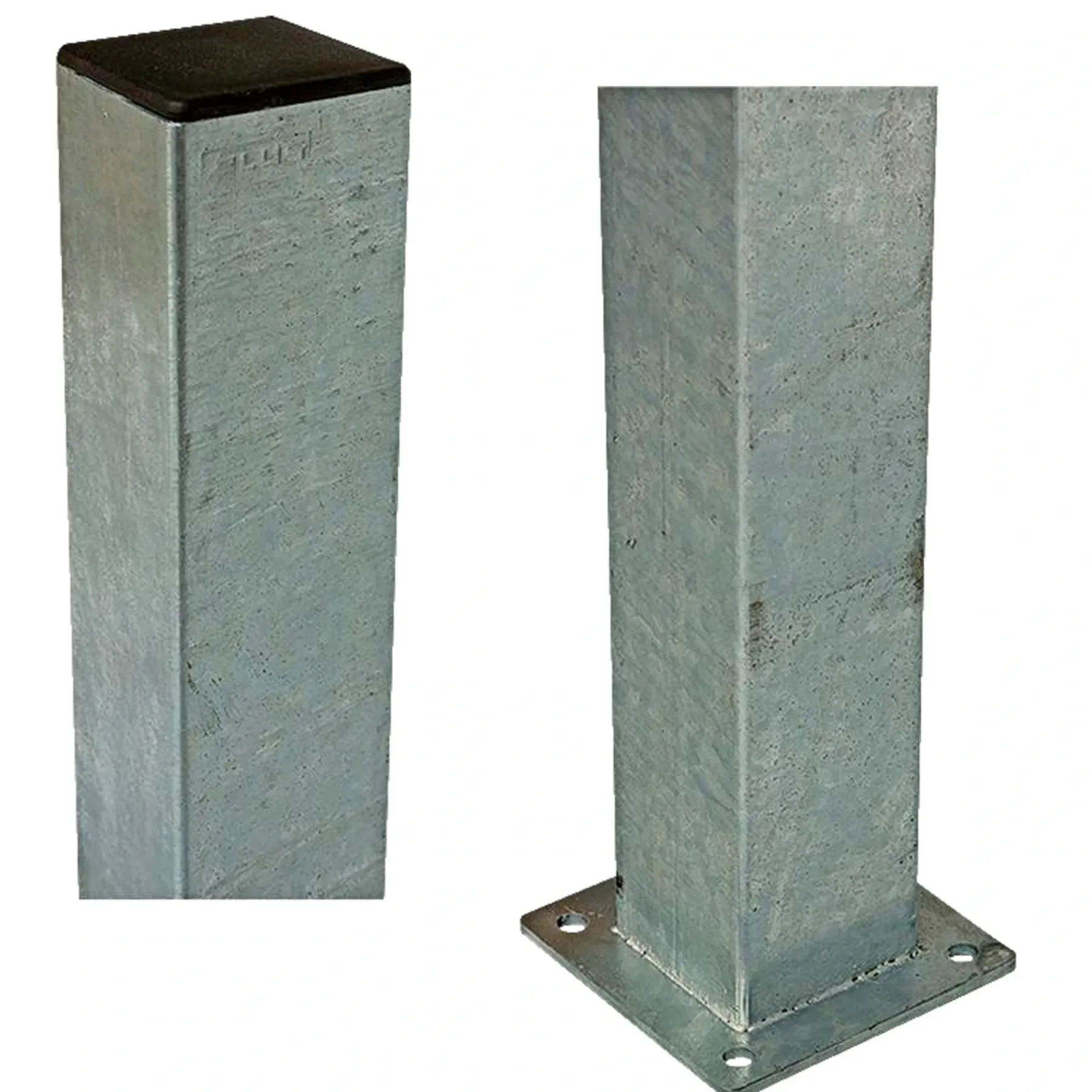 Stolper & Pæle ^ Plus STÅLSTOLPE VARMGALVANISERET STÅL 8 X 8 X 132 CM