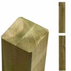 Stolper & Pæle ^ Plus STOLPE TRYKIMPRÆGNERET NTR KLASSE A NATUR 9 X 9 X 238 CM