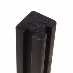 Træhegn ^ Plus STOLPE TRYKIMPRÆGNERET NTR KL. A OG GRUNDMALET SORT 9 X 9 CM