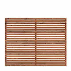 Træhegn ^ Plus TOKYO HEGN THERMOWOOD® GYLDENBRUN 180 X 140 CM