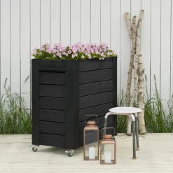 BLOMSTERKASSE SORT 95 X 50 X 87 CM>Plus Hot