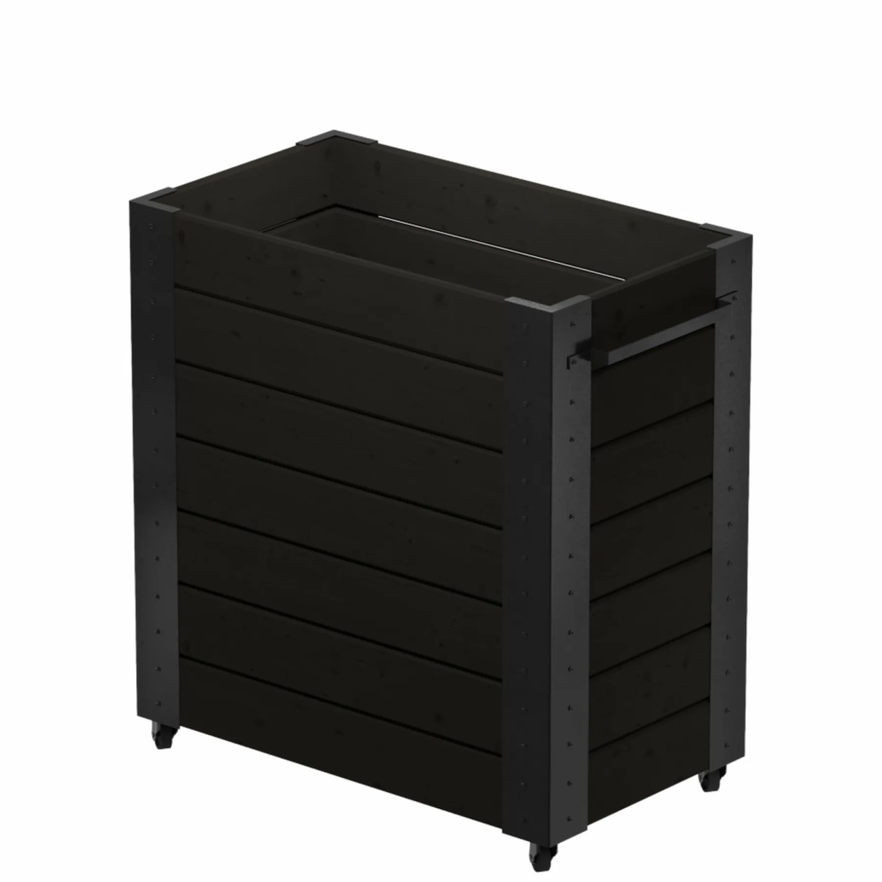 BLOMSTERKASSE SORT 95 X 50 X 87 CM>Plus Hot