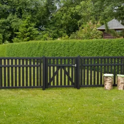 COUNTRY TRÆHEGN FUNGICIDBEHANDLET OG GRUNDMALET SORT 150 X 96 CM>Plus New
