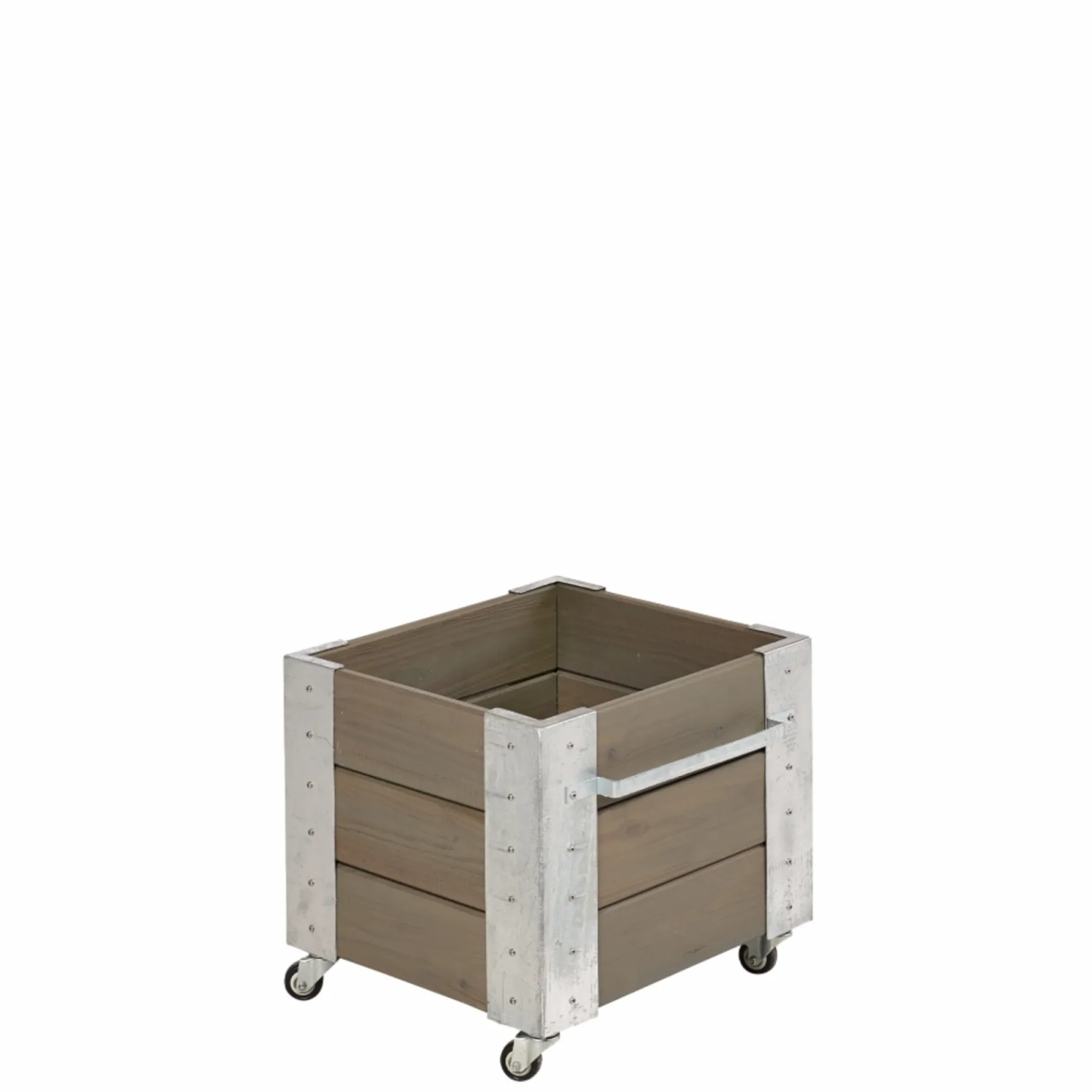 CUBIC BLOMSTERKASSE GRÅBRUN 45 X 46 X 50 CM>Plus Sale