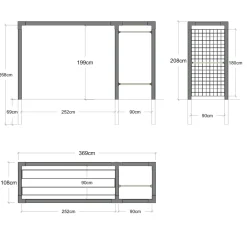 DAYLIFE STÅLESPALIER 3,9 M2>Plus Online