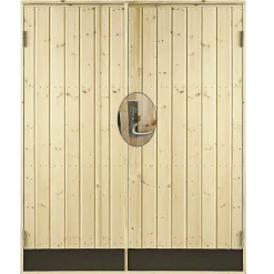 DOBBELT UDHUSDØR 55 X 1512 X 1878 MM HØJRE>Plus Online