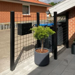 ESPALIER STÅL SORT 90 X 140 CM>Plus Discount