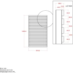 HEGN FUNGICIDBEHANDLET OG GRUNDMALET UMBRAGRÅ 83 X 140 CM>Plus Discount