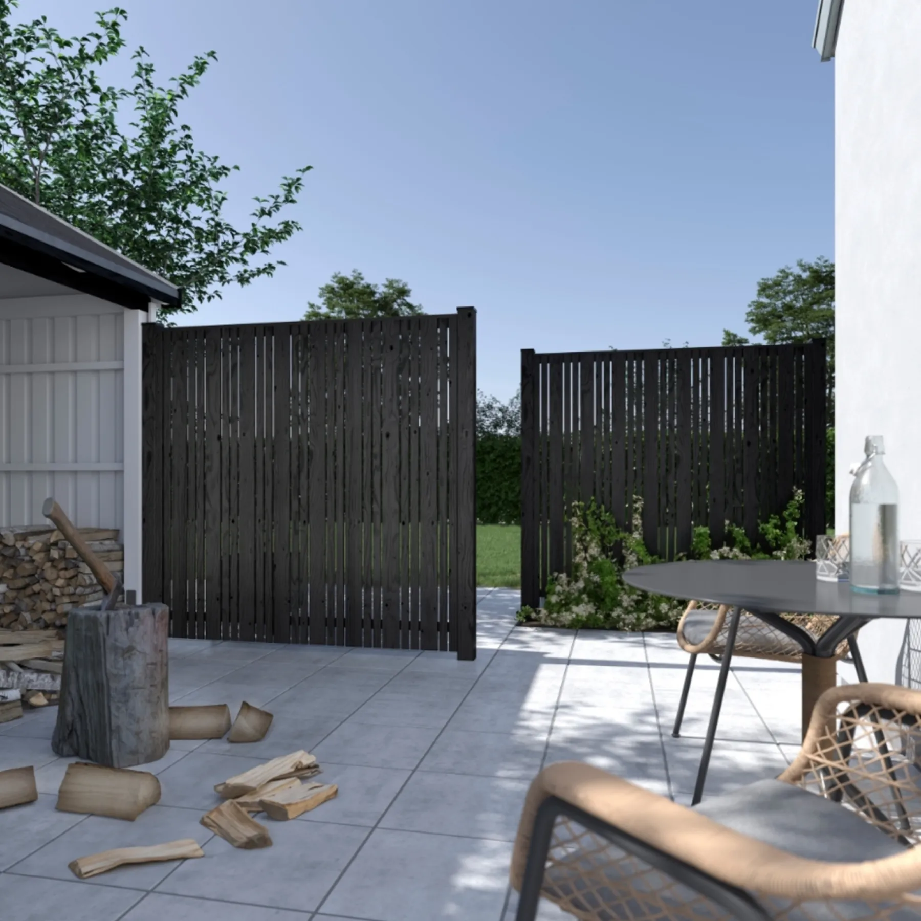 HEGN FUNGICIDBEHANDLET OG GRUNDMALET SORT 180 X 180 CM>Plus Hot