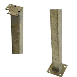 HJØRNE STÅLSTOLPE VARMGALVANISERET STÅL 4.50 X 4.50 X 103.30 CM>Plus Sale