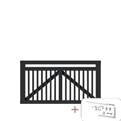 LINEA LÅGE FUNGICIDBEHANDLET OG GRUNDMALET SORT 150 X 80 CM>Plus Clearance