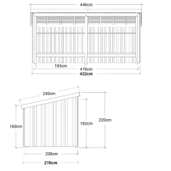 NORDIC 2-MODUL STANDARD MULTIHAVEHUS 9,5 M²>Plus Outlet