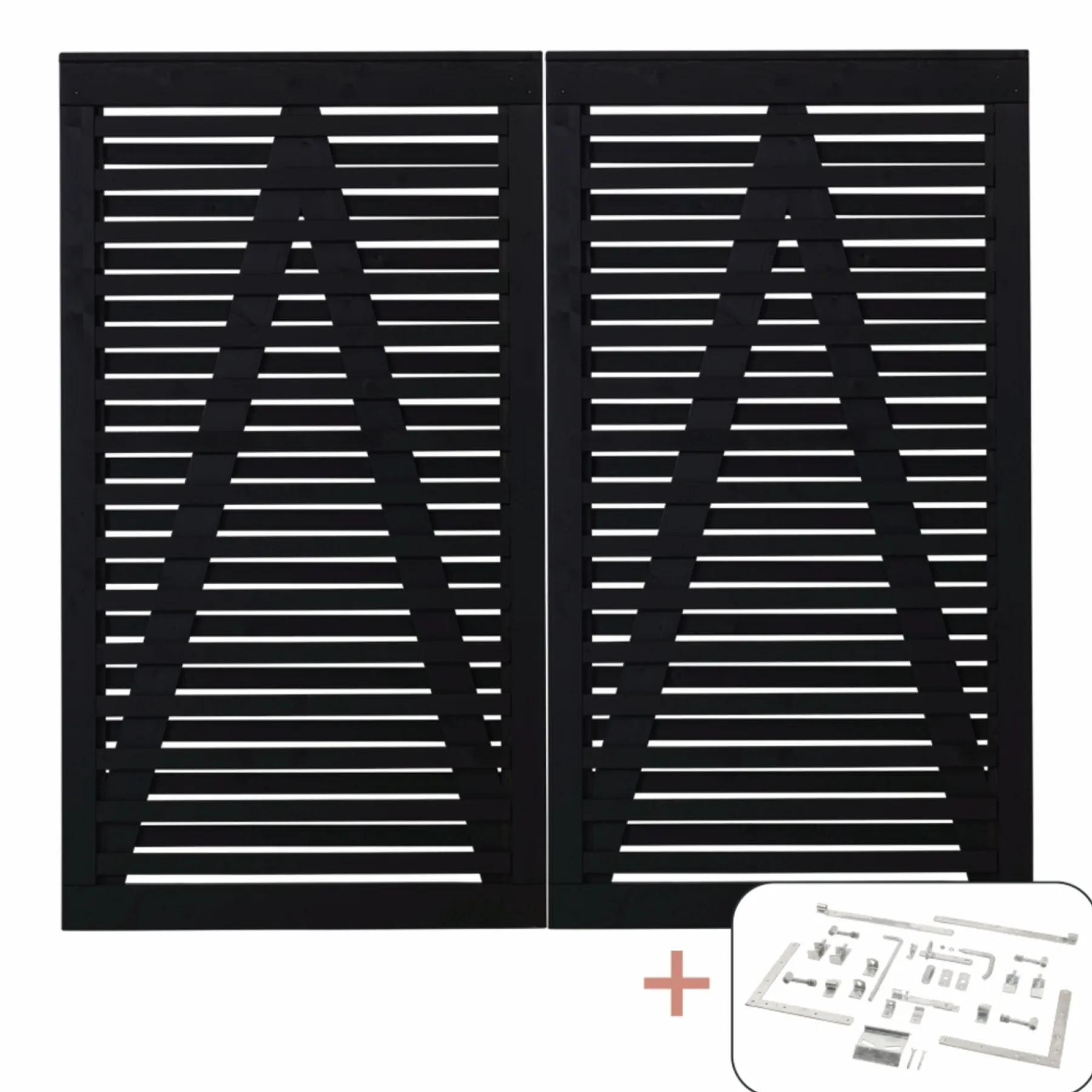 OSAKA LÅGE FUNGICIDBEHANDLET OG GRUNDMALET SORT 200 X 180 CM>Plus Outlet