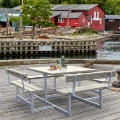 Bord- & Bænkesæt ^ Plus PICNIC BORDBÆNKESÆT GRÅBRUN