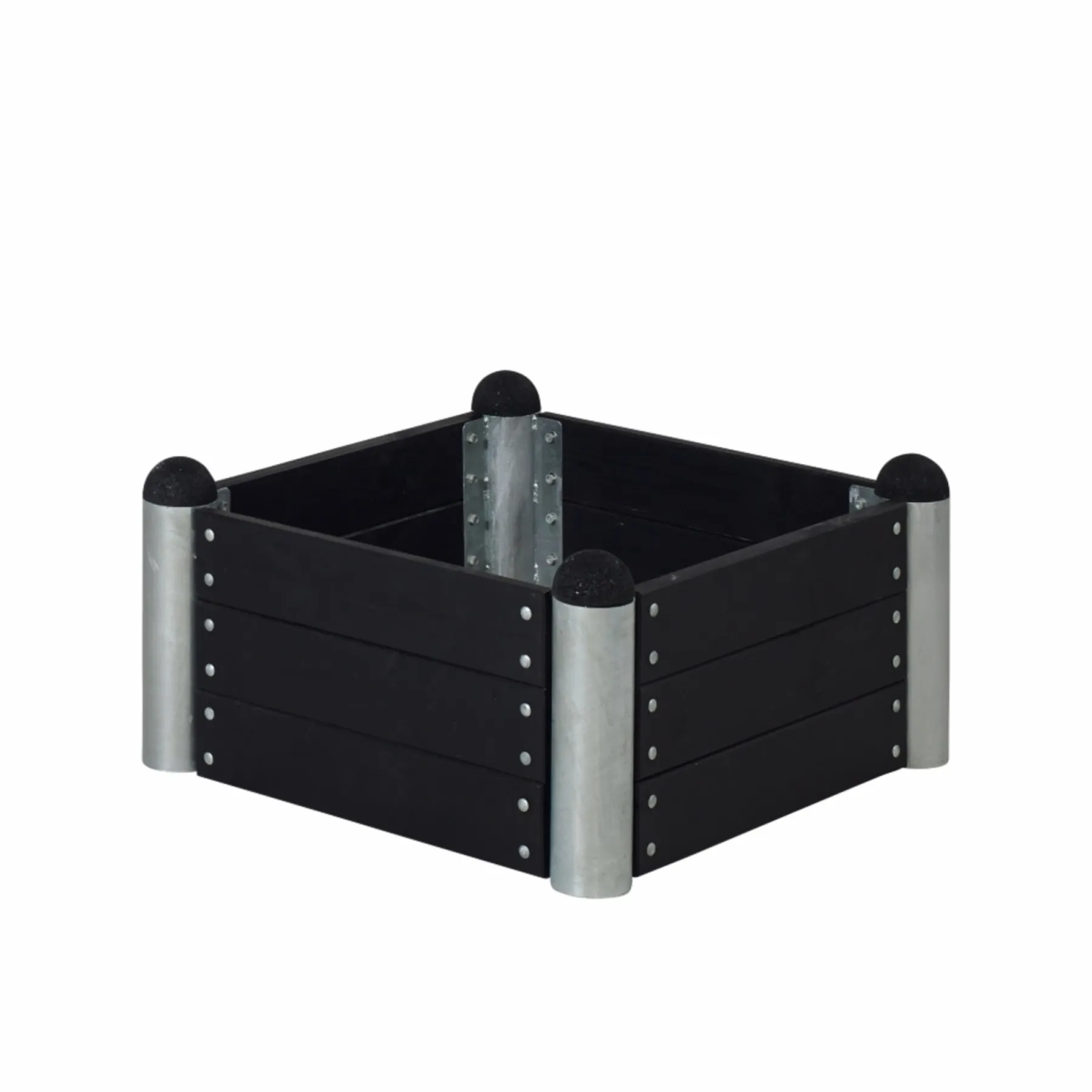 PIPE BLOMSTERKASSE SORT 36 X 80 X 80 CM>Plus Outlet