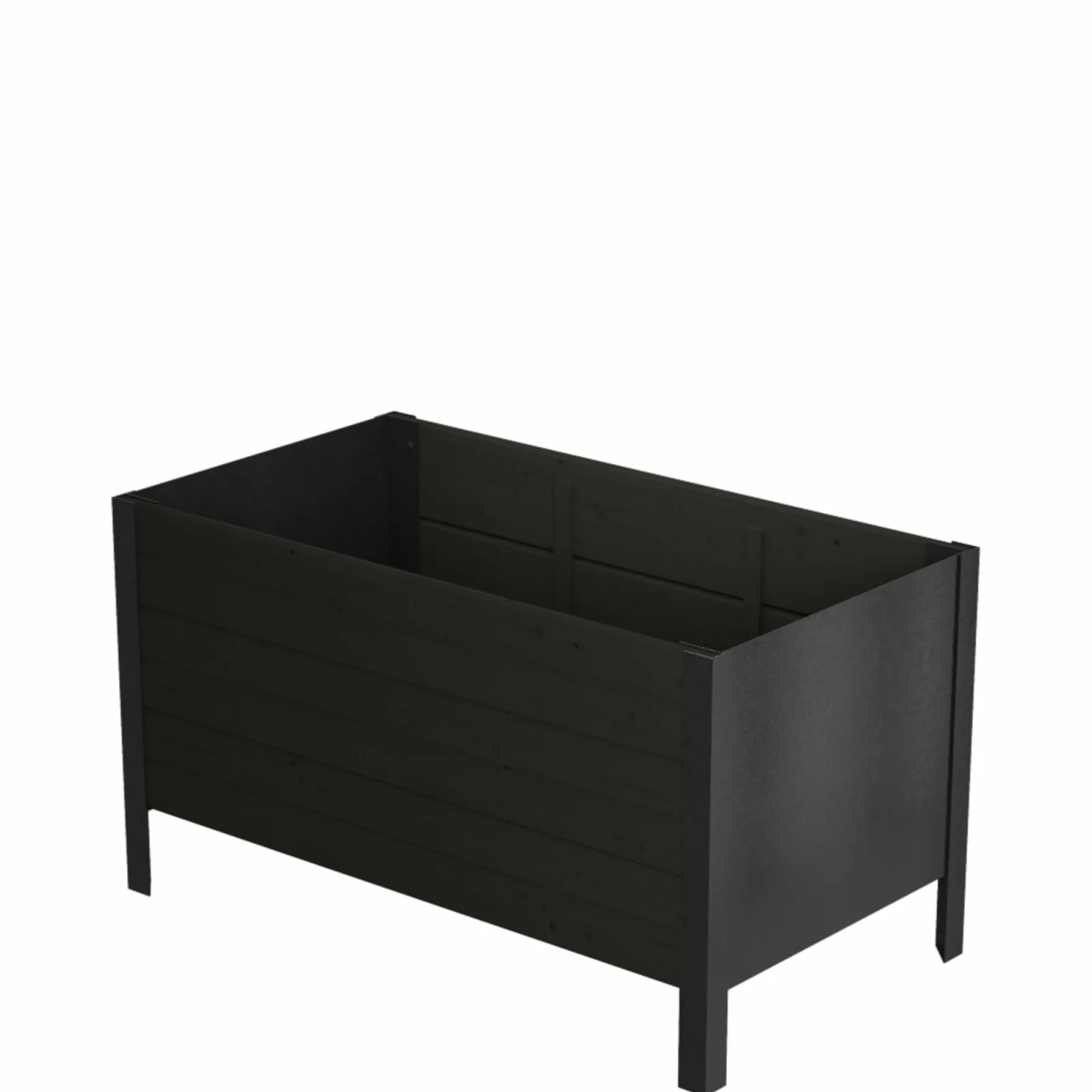 PLANTEKASSE SORT 46.50 X 46 X 83 CM>Plus Clearance