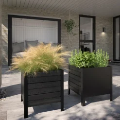 PLANTEKASSE SORT 46.50 X 46 X 43 CM>Plus Hot