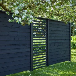 PROFILHEGN TRYKIMPRÆGNERET OG GRUNDMALET SORT 174 X 166 CM>Plus Outlet