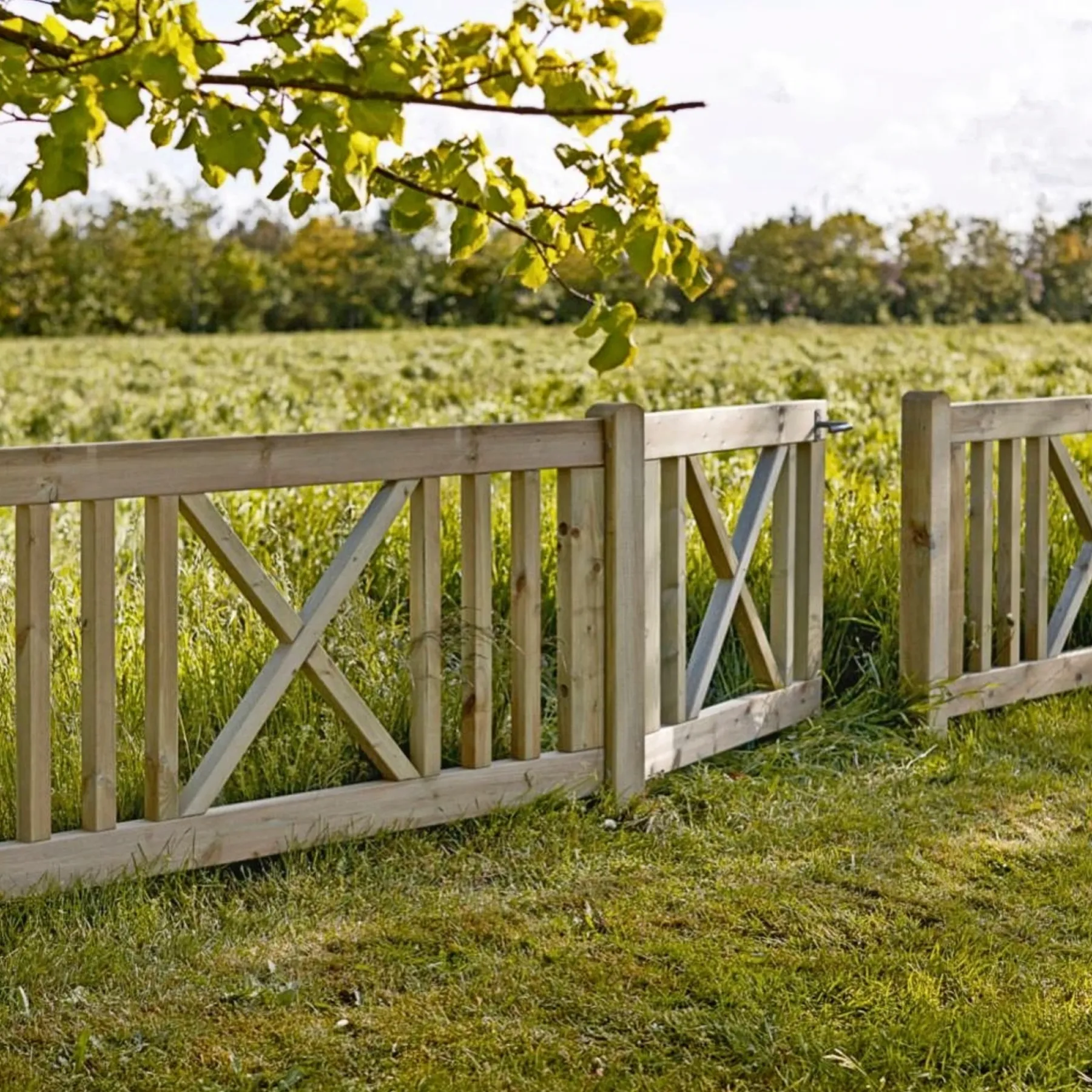 ROM TRÆHEGN TRYKIMPRÆGNERET NATUR 150 X 75 CM>Plus Clearance
