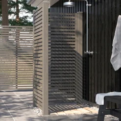 STOLPEHAT STÅL UMBRAGRÅ 91 X 91 MM>Plus Outlet
