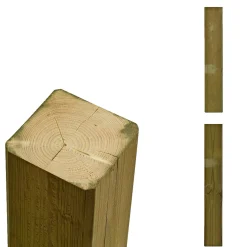 STOLPE TRYKIMPRÆGNERET NATUR 7 X 7 X 290 CM>Plus New