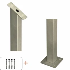 STOLPE VARMGALVANISERET STÅL 4.50 X 4.50 X 87.10 CM>Plus Sale
