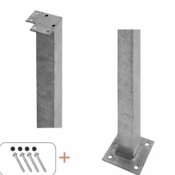 STOLPE VARMGALVANISERET STÅL 4.50 X 4.50 X 103.30 CM>Plus Hot
